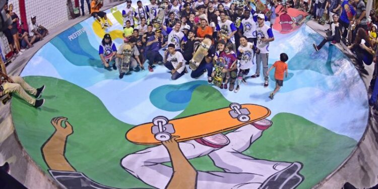 Prefeito Eduardo Braide entrega Skatepark Paulo Gomes, no Parque do Bom Menino, em São Luís