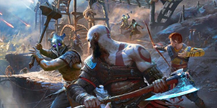 God of War Ragnarok: Kratos e Atreus mostram que são bons de guerra em capa de revista