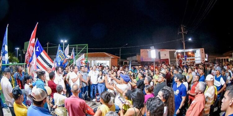 Weverton Rocha participa de comício em Joselândia e de motocarreata em São José dos Basílios