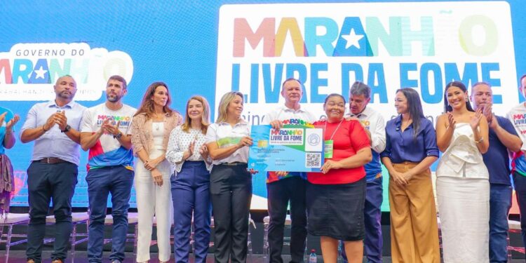 Iracema Vale participa do lançamento do programa Maranhão Livre da Fome